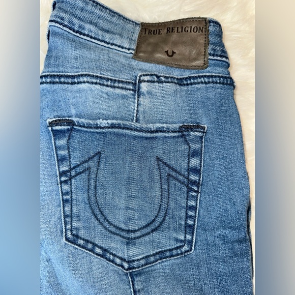 True Religion Jennie Curvy Skinny Pleated Jeans - Picture 2 of 8